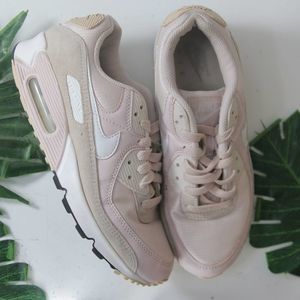 Nike Air Max 90 PInk Suede Women's Sneakers 002898 size 8Womens/6.5 Youth